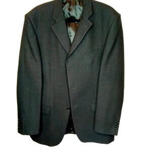 MISSONI Black Sports Suit Coat, 100% Soft Virgin Wool (EUC) - 42